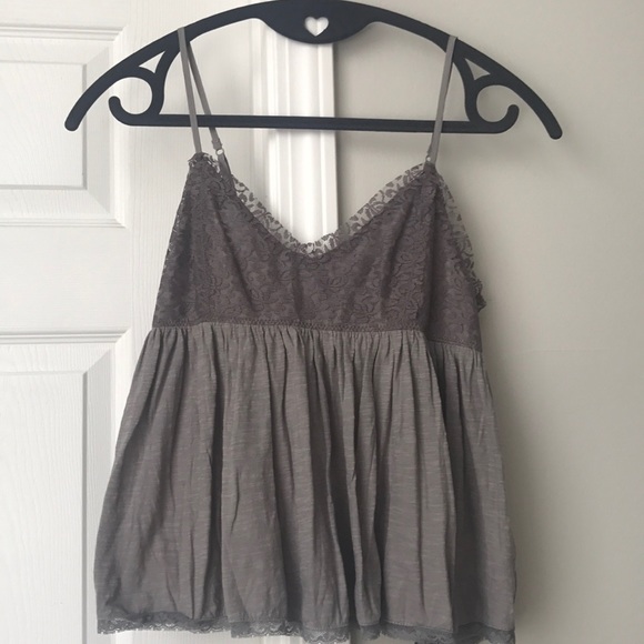American Eagle Lace Babydoll Tank - Picture 2 of 5